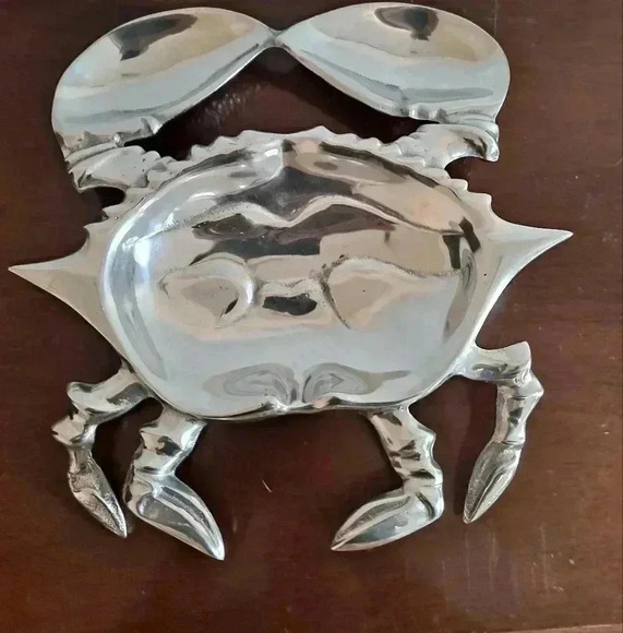 Wilton Armetale Giant Crab Dish - Picture 1 of 9